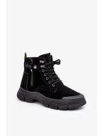 Dámské zateplené semišové kotníkové boty Jailina Trapper Dámské zateplené semišové kotníkové boty Jailina Trapper