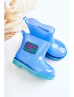 Dětské brokátové galoše modré Rain