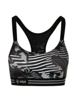 Dámská sportovní podprsenka Rinta-w Černá s šedou - Kilpi Dámská sportovní podprsenka Rinta-w Černá s šedou - Kilpi