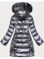 Dámská lesklá zimní bunda W823 - Speeda Dámská lesklá zimní bunda W823 - Speeda