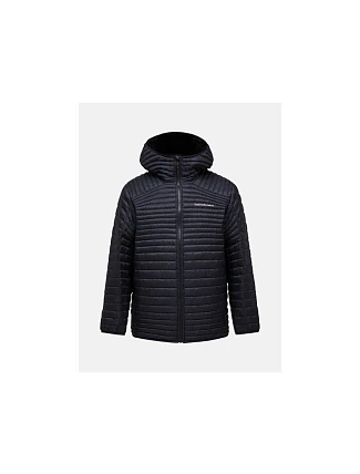 Pánská bunda PEAK PERFORMANCE M Monolight Insulated Hood Jacket, černá Pánská bunda PEAK PERFORMANCE M Monolight Insulated Hood Jacket, černá