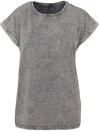Build your Brand BY 053 Dámské tričko "Acid Wash" 56.0053 grey black Build your Brand BY 053 Dámské tričko "Acid Wash" 56.0053 grey black