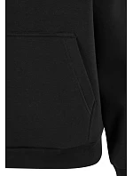 Build your Brand BY 289 Dámská oversize mikina s kapucí "Fluffy" 56.0289 black