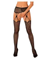 Nádherné punčochy S821 garter stockings - Obsessive Nádherné punčochy S821 garter stockings - Obsessive