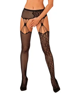Nádherné punčochy S821 garter stockings - Obsessive