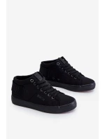 Dámské klasické vysoké tenisky Big Star LL274001 Černé Dámské klasické vysoké tenisky Big Star LL274001 Černé