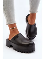 Dámské žabky na masivní podešvi Big Star NN274014 Černé