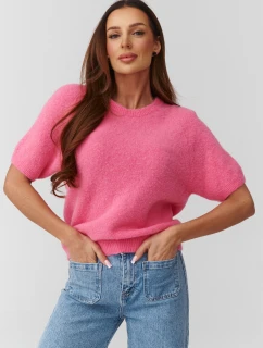 Svetr s krátkým rukávem  model 224084 Makadamia