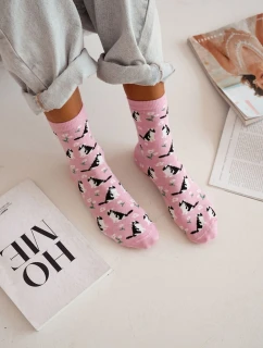 Milena ponožky 0200-173 Kočky a květiny 37-41