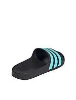 Adidas Adilette Aqua Slides dětské žabky černo-modré JS2497 Adidas Adilette Aqua Slides dětské žabky černo-modré JS2497