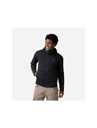 Pánská outdoorová bunda ROSSIGNOL Opside Hoodie Jkt, černá Pánská outdoorová bunda ROSSIGNOL Opside Hoodie Jkt, černá