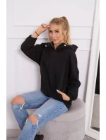 Mikina s kapucí černá Mikina s kapucí černá
