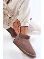 Dámské semišové nízké boty do sněhu Šede Shelie Dámské semišové nízké boty do sněhu Šede Shelie