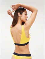 Sportovní podprsenka UW0UW01579-706 žlutá - Tommy Hilfiger
