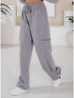 Dámská tepláková souprava CHARM světle šedá FashionStreet AY0958