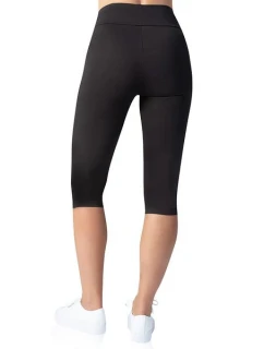 Dámské bavlněné capri RELAX & GO COTTON CAPRI - BELLINDA - černá