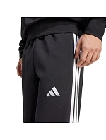 Pánské kalhoty adidas Essentials Three Stripes Fleece Wide Leg černé JM1770 Pánské kalhoty adidas Essentials Three Stripes Fleece Wide Leg černé JM1770