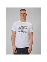 Pánské tričko s potiskem 4F 4FRAW25TTSHM3611-10S