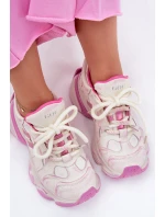 Dámské Kožené Tenisky GOE RR2N4038 Růžové Dámské Kožené Tenisky GOE RR2N4038 Růžové