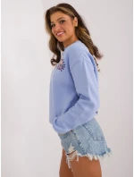 Mikina D10600T02568D světle modrá Mikina D10600T02568D světle modrá