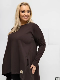 Tunika RV TU 5042.09X tmavě hnědá