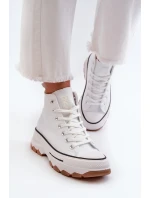 Tenisky na platformě model 198691 Step in style