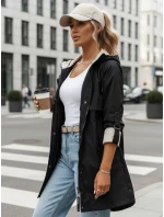 Dámská přechodná bunda parka MEROY černá FashionStreet TY4290