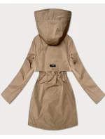 Klasyczna kurtka damska na podszewce Goodlookin ciemny beżowy (B2006-12)