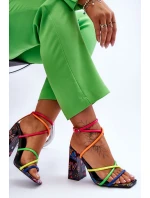 Módní sandály na vysokém podpatku Vícebarevné Josette