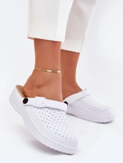 Pěnové Klapky Chodaky Dámské Bílé Faylina