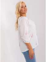 Halenka LK BZ 509324 1.81P bílá a růžová Halenka LK BZ 509324 1.81P bílá a růžová