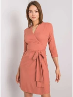 Šaty LK SK 507665.17P tmavě oranžová Šaty LK SK 507665.17P tmavě oranžová