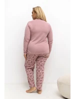 ~Piżama Plus Size model 221193 Forever Pink ~Piżama Plus Size model 221193 Forever Pink