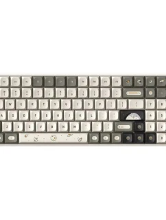 Bezdrátová herní klávesnice IQUNIX F97 Hitchhiker, RGB - spínače Moonstone