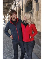 Daiber JN 1129 Dámská 2-vrstvá promo softshellová bunda 02.1129 nautic blue/navy