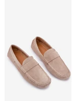 Semišové Pánské Mokasíny Big Star RR174050 Béžové