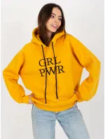 Dámská mikina EM BL 651 2.14X tmavě žlutá - FPrice