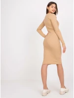 Šaty EM SK 691.52P velbloud Šaty EM SK 691.52P velbloud