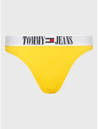 Dámské kalhotky Tommy Jeans UW0UW04208-ZGQ žluté - Tommy Hilfiger Dámské kalhotky Tommy Jeans UW0UW04208-ZGQ žluté - Tommy Hilfiger