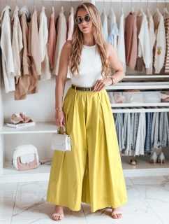 FLOWES hořčicová pruhovaná sukně-kalhoty FashionStreet UY2589
