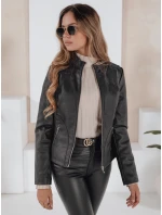 Dámská kožená bunda ramones černá FashionStreet TY5201