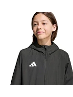 Dětská bunda adidas Entrada 26 All Weather černá JZ9104