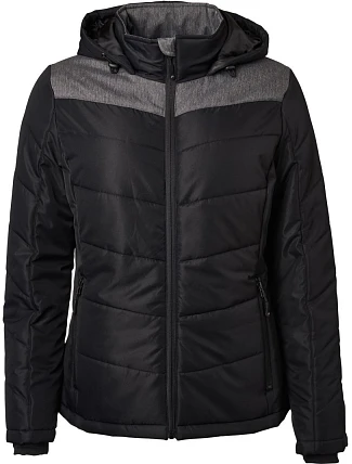 Daiber JN 1133 Dámská zimní bunda 02.1133 black/anthracite melange Daiber JN 1133 Dámská zimní bunda 02.1133 black/anthracite melange