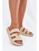 Pěnové Dámské Sandály Béžové Dimelle Pěnové Dámské Sandály Béžové Dimelle