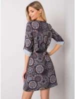 Šaty DHJ SK 12336B.74P tmavě modrá