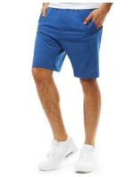 Pánské krátké teplákové šortky modré FashionStreet SX2391