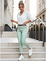 Dámské kalhoty chinos s páskem LINESKA mint FashionStreet UY2574