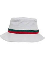 Flexfit 5003S Klobouk "Stripe" 55.003S white/fire red/green