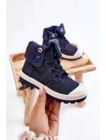 Dětské vysoké tenisky námořnická modrá Tobby