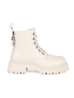 Pohodlné dámské kotníčkové boty hnědé platforma Pohodlné dámské kotníčkové boty hnědé platforma